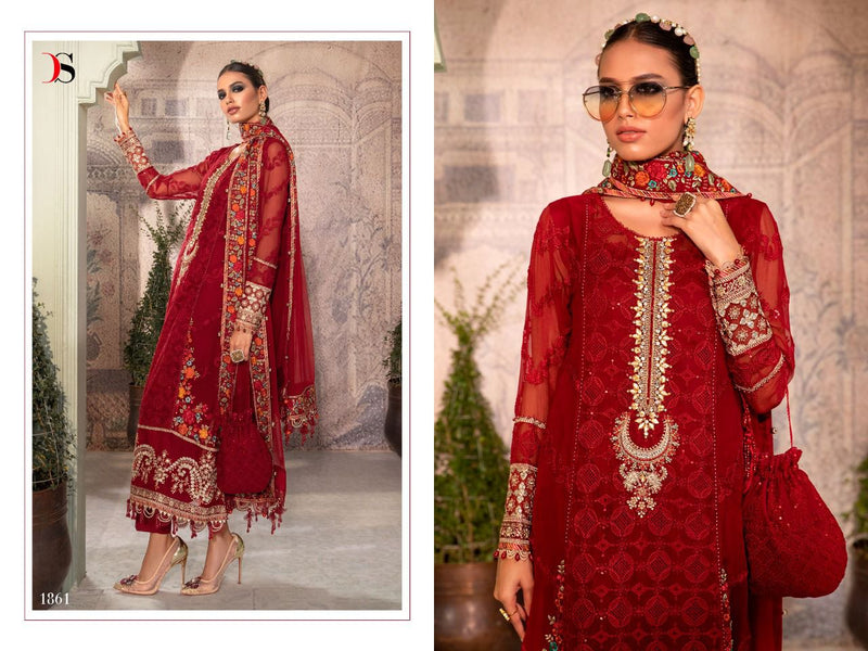 Deepsy Suit Mariab 22 Georgette With Heavy Embroidery Work Stylish Designer Pakistani Salwar Suit