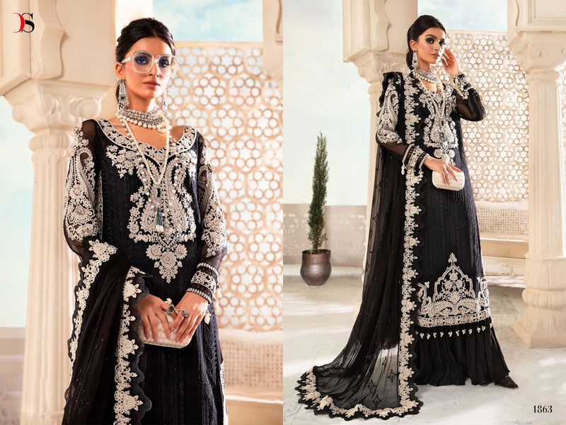 Deepsy Suit Mariab 22 Georgette With Heavy Embroidery Work Stylish Designer Pakistani Salwar Suit