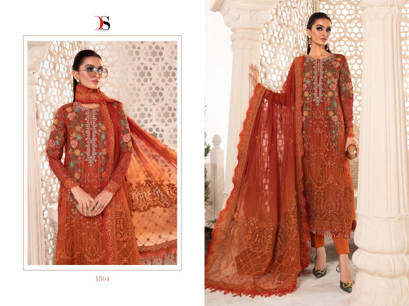 Deepsy Suit Mariab 22 Georgette With Heavy Embroidery Work Stylish Designer Pakistani Salwar Suit