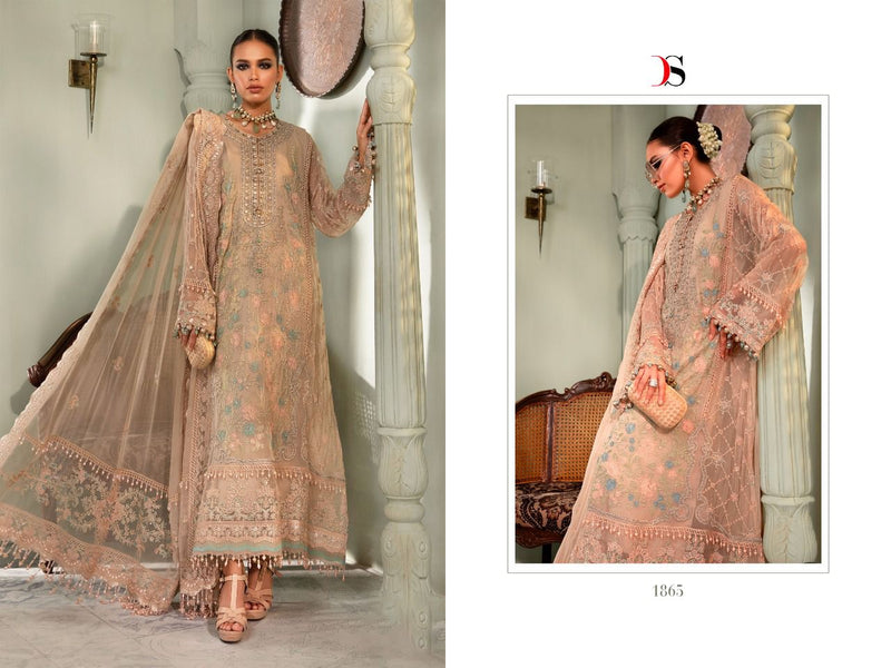 Deepsy Suit Mariab 22 Georgette With Heavy Embroidery Work Stylish Designer Pakistani Salwar Suit