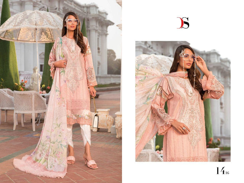 Deepsy Suits Mariab Lawn 22  NX Cotton Embroidered Pakistani Style Party Wear Salwar Kameez