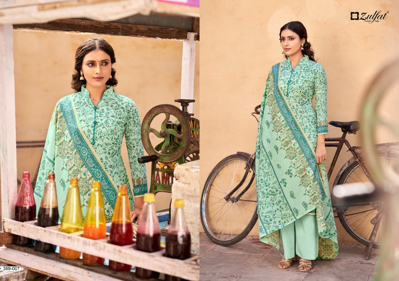 Zulfat Designer Suits Mariam Cotton Printed Festive Wear Salwar Suits