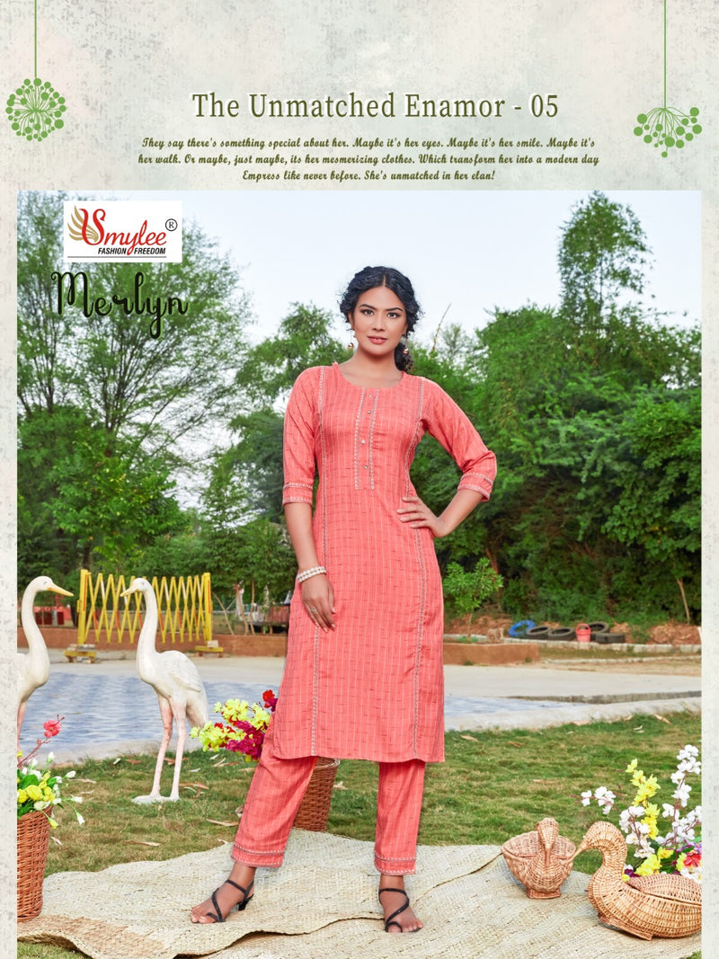 Smylee Fashion Merlyn Rayon Causal Wear Kurti