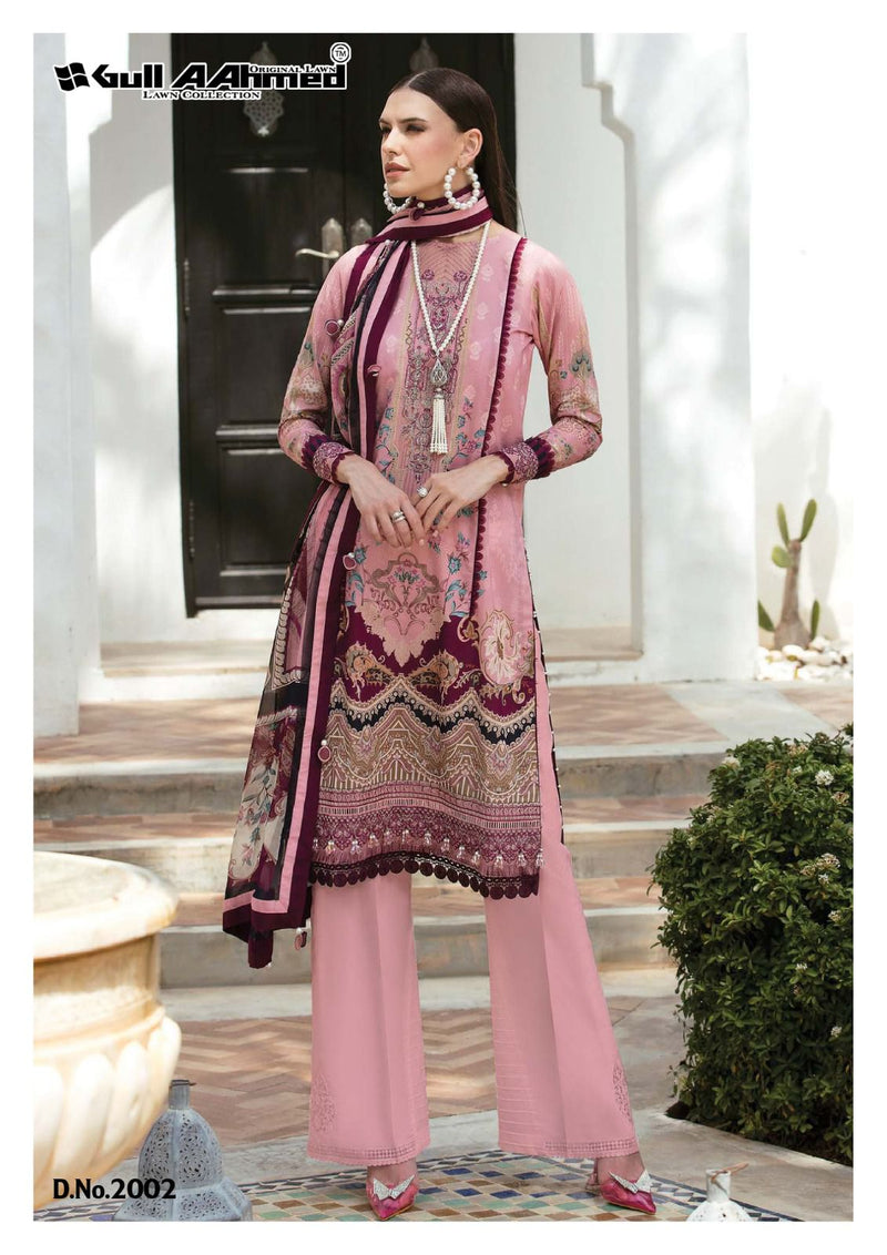 Gull Aahmed Minhal Exclusive Lawn Collection Vol 2 Lawn Cotton Printed Designer Salwar Kameez