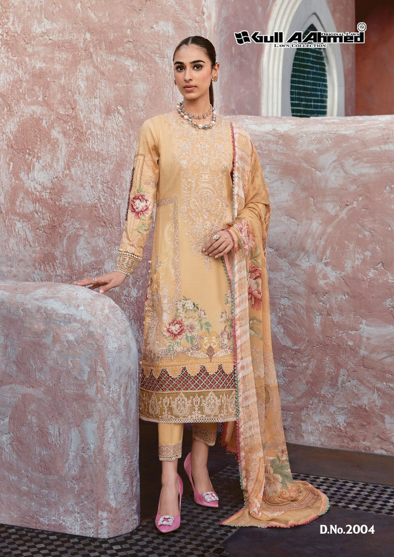 Gull Aahmed Minhal Exclusive Lawn Collection Vol 2 Lawn Cotton Printed Designer Salwar Kameez