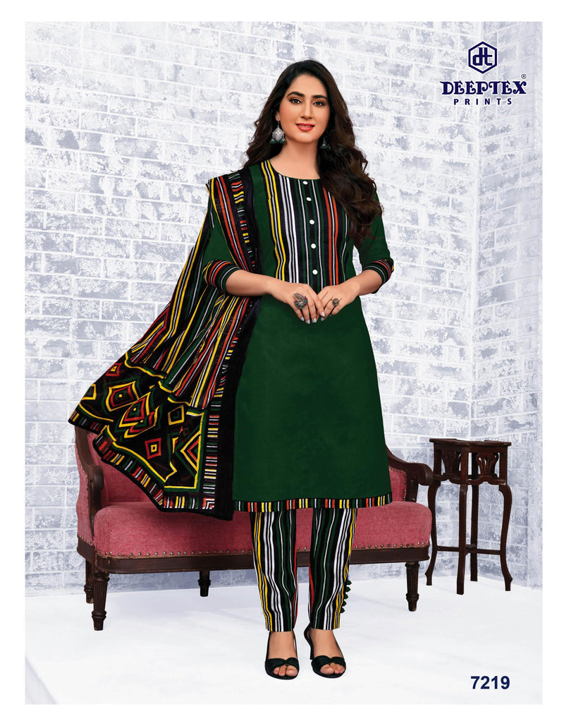 Deeptex Prints Miss India Vol 72 Cotton Printed Festive Wear Salwar Suits