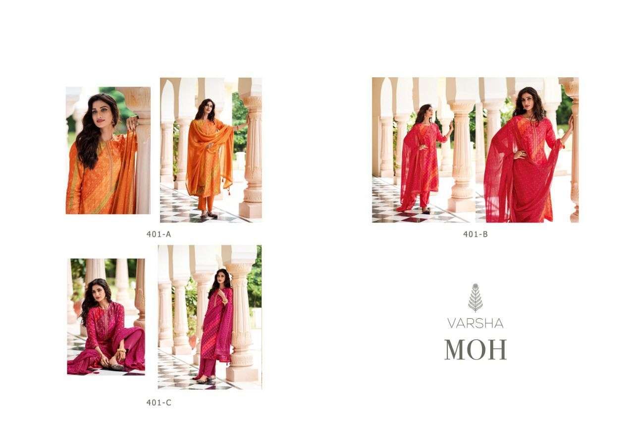 Varsha Moh Woven Silk With Beautiful Work Stylish Designer Attractive Look Fancy Salwar Kameez