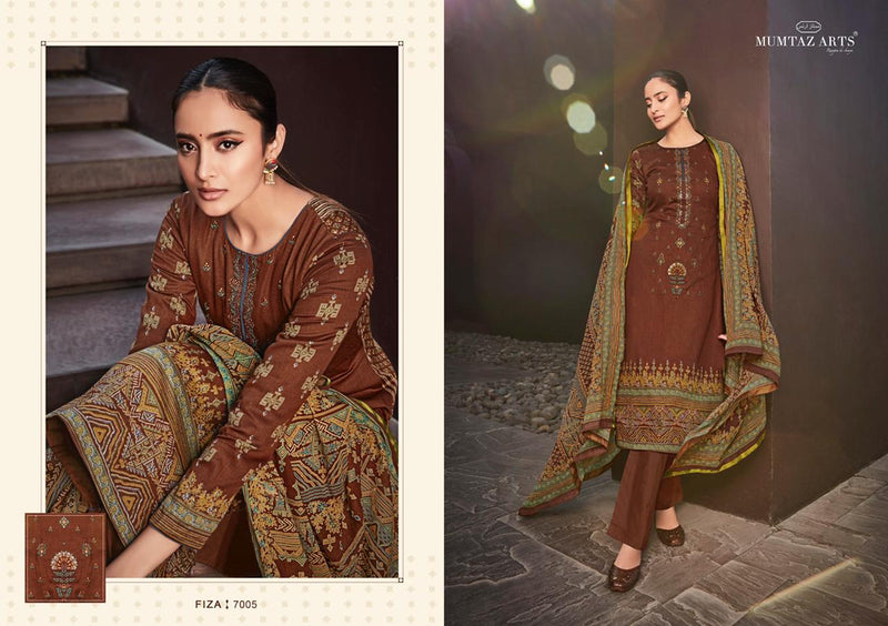 Mumtaz Arts Fiza Jam Satin Print Party Wear Printed Salwar Suits