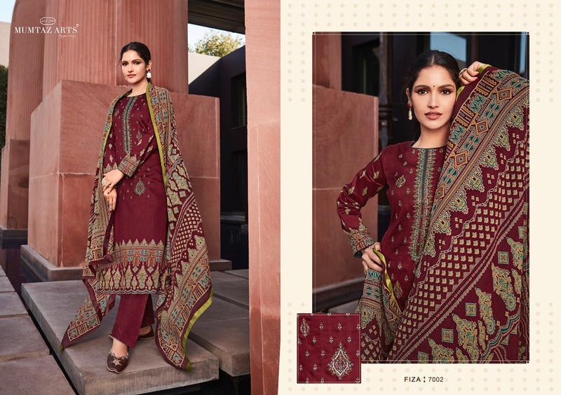 Mumtaz Arts Fiza Jam Satin Print Party Wear Printed Salwar Suits