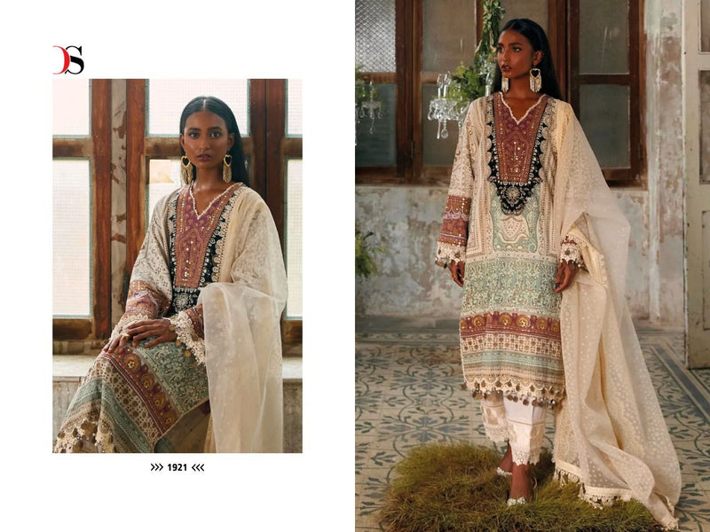 Deepsy Suit Muzlin 22 Vol 3 Pure Cotton With Heavy Embroidery Work Stylish Designer Pakistani Salwar Kameez