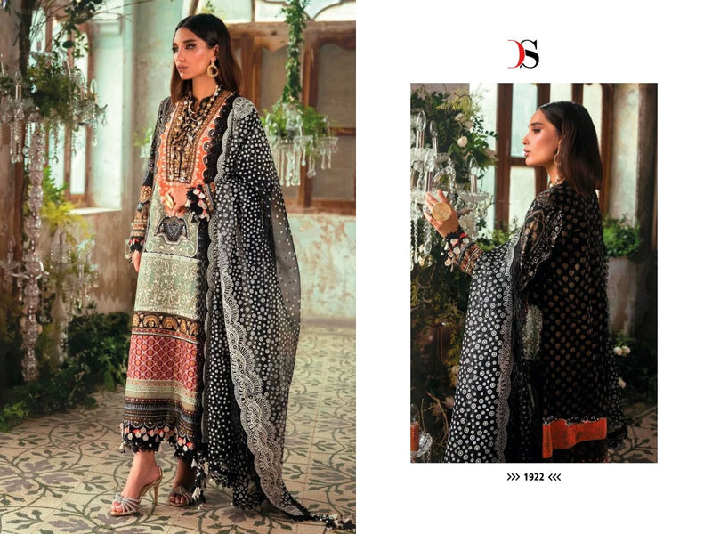 Deepsy Suit Muzlin 22 Vol 3 Pure Cotton With Heavy Embroidery Work Stylish Designer Pakistani Salwar Kameez