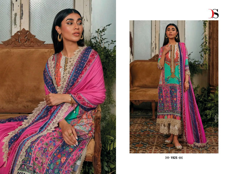 Deepsy Suit Muzlin 22 Vol 3 Pure Cotton With Heavy Embroidery Work Stylish Designer Pakistani Salwar Kameez