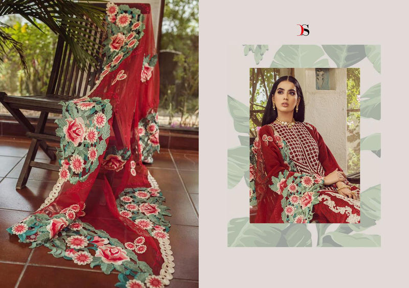 Maryam Hussain Embroidered Collection By Deepsy Suit Pure Cotton Embroidery Work Pakistani Salwar Kameez