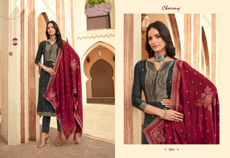 Meera Trendz Charmy Aarya Cream Silk With Exclusive Fancy Work Designer Party Wear Salwar Suits