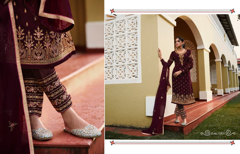 Meera Trendz launch Zisa Vol 65 Georgette With Heavy Embroidery Work Exclusive Pakistani Salwar Kameez