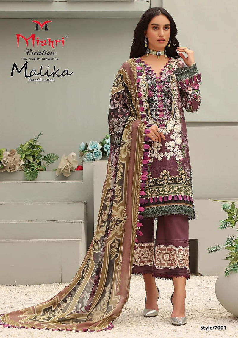 Mishri Creation Mallika Vol 7 Pure Cotton Digital Print Salwar Kameez