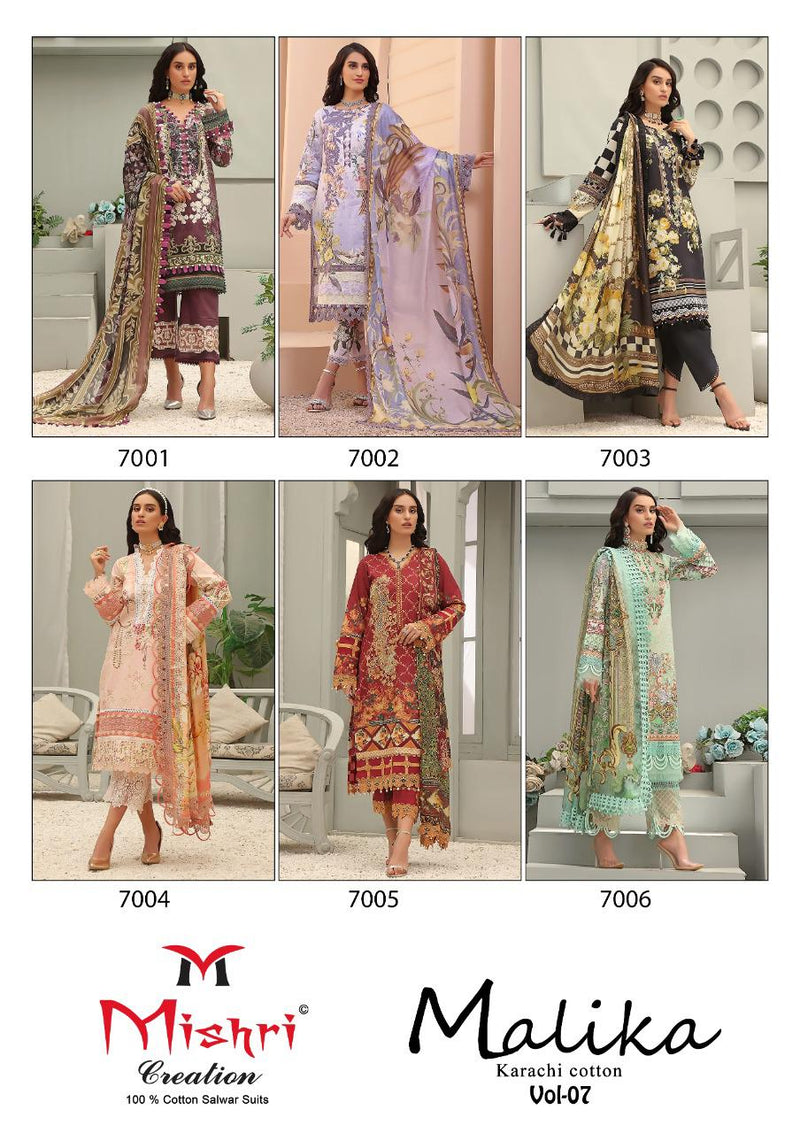 Mishri Creation Mallika Vol 7 Pure Cotton Digital Print Salwar Kameez