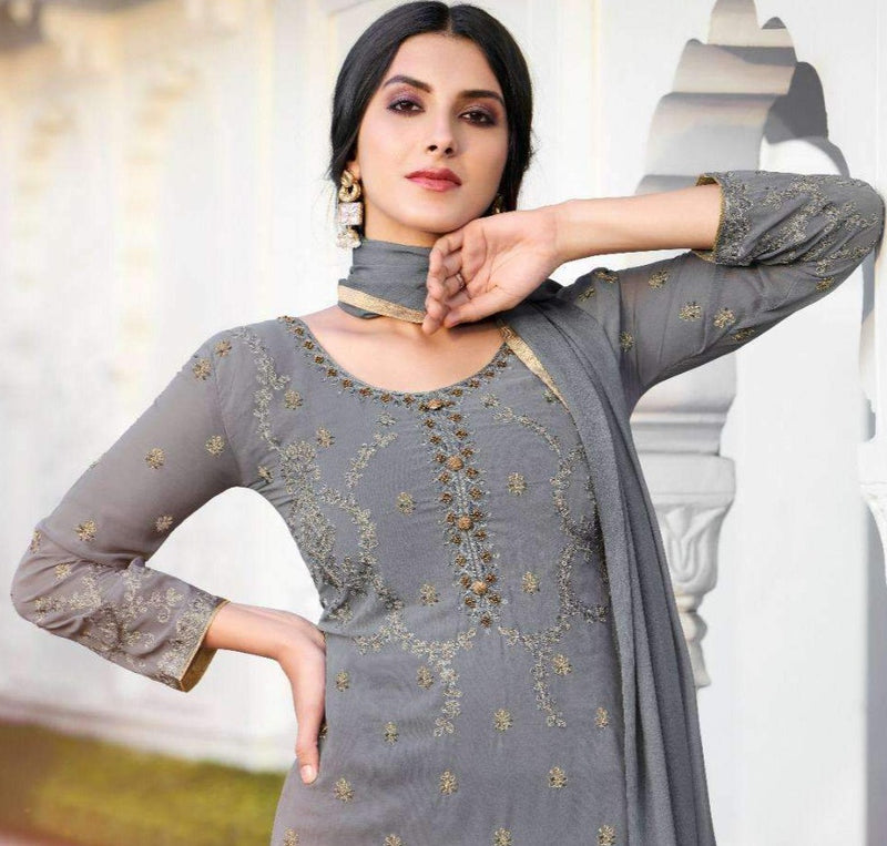 Mohini Glamour Vol 9 Georgette Embroidery Work Salwar Suit