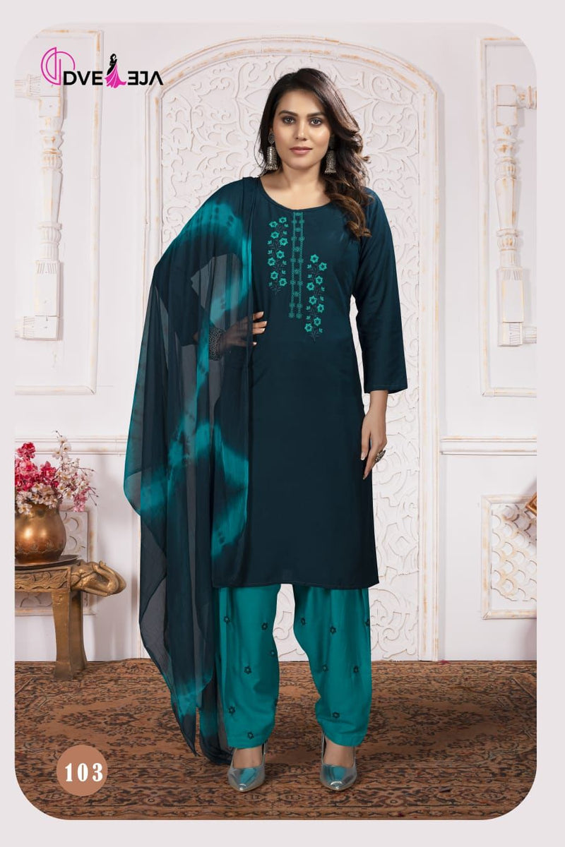 Dveeja Nagma Dno 1001 To 1006 Vol 2 Rayon Party Wear Stylish Designer Casual Look Kurti