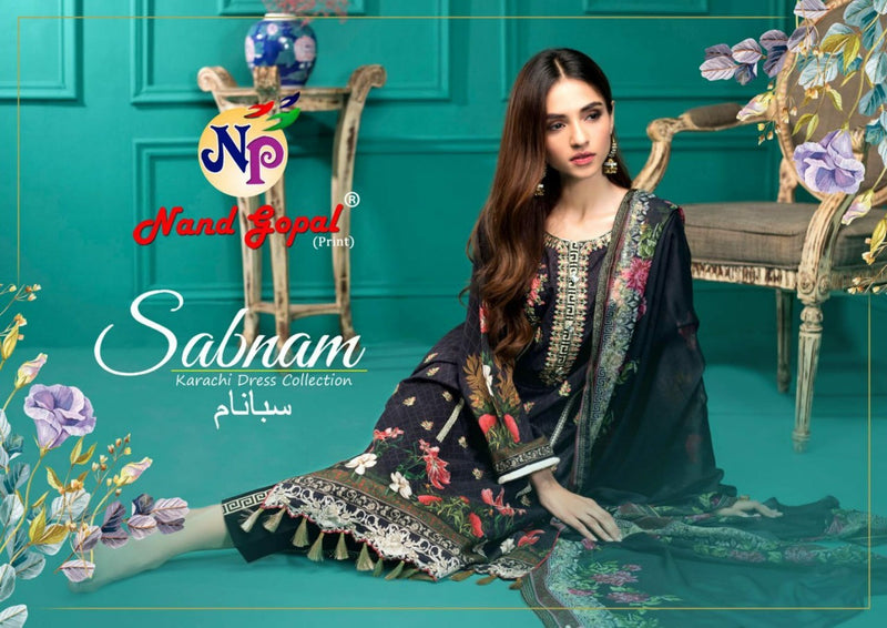 Nand Gopal Sabnam Pure Cotton Stylish Designer Salwar Kameez