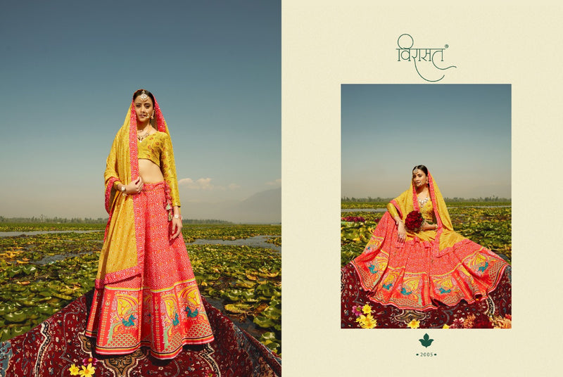 Virasat Nartaki Fancy Exclussive Collections Of Lehenga Cholis With Beautiful Colors