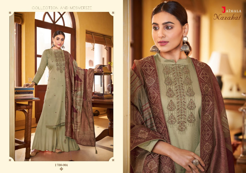 Alok Suits Jaimala Nazakat Jam Cotton Stylish Fancy Party Wear Salwar Kameez