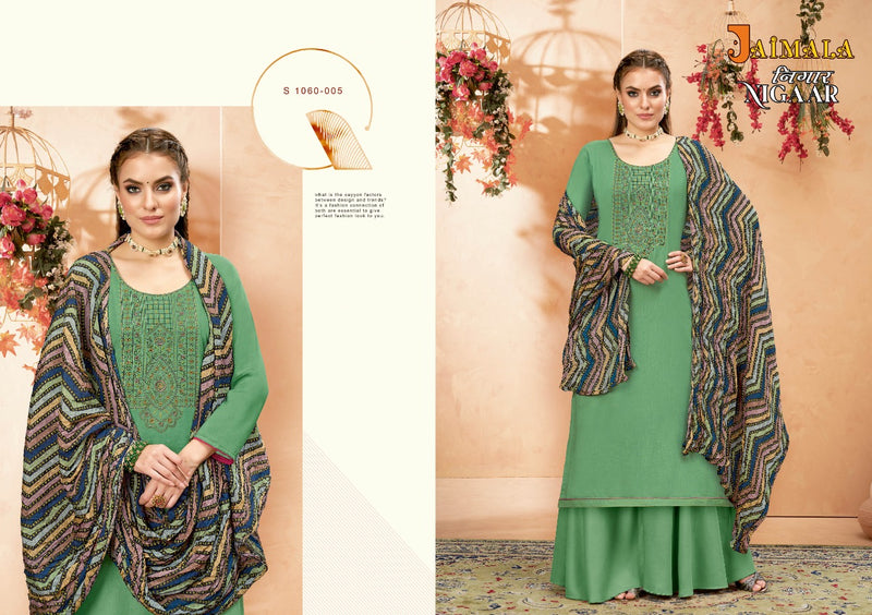 Alok Suit Nigaar Rayon With Heavy Embroidery Work Stylish Designer Festive Wear Salwar Kameez