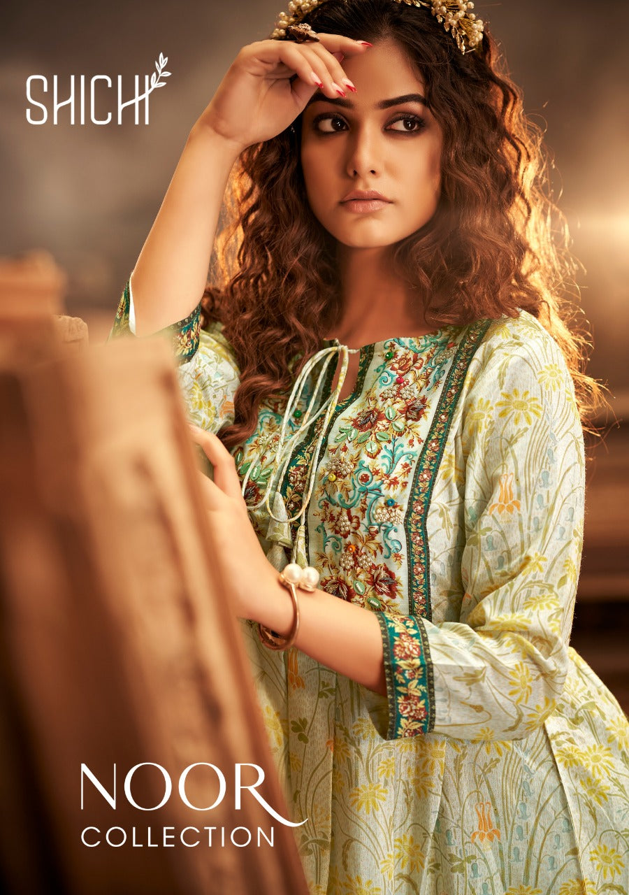 Shichi Noor Collection Muslin Causal Wear Kurti