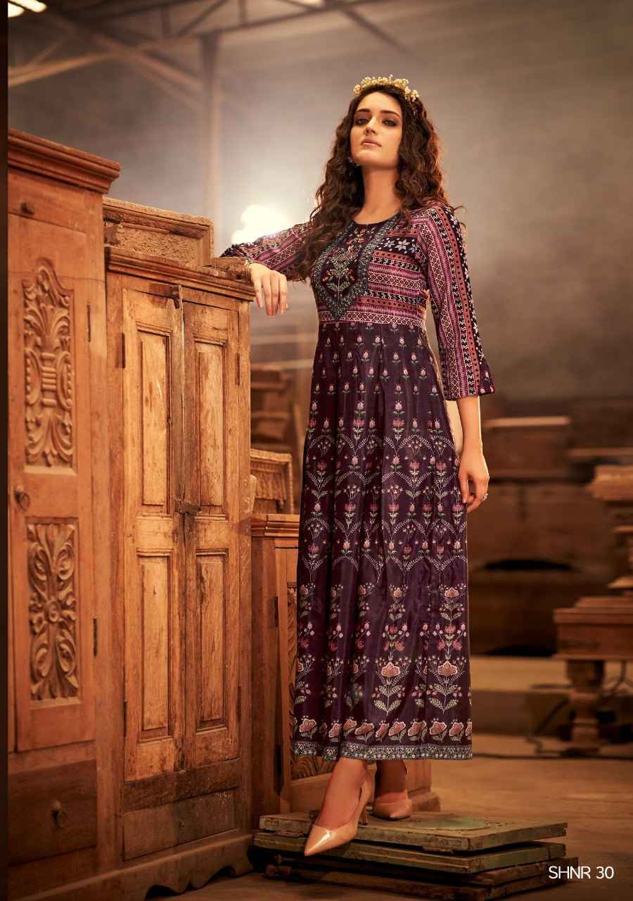 Shichi Noor Collection Muslin Causal Wear Kurti