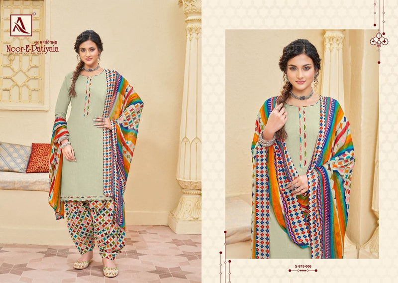 Alok Suits Noor E Patiala Jam Cotton Digital Printed Patiala Style Party Wear Salwar Suits