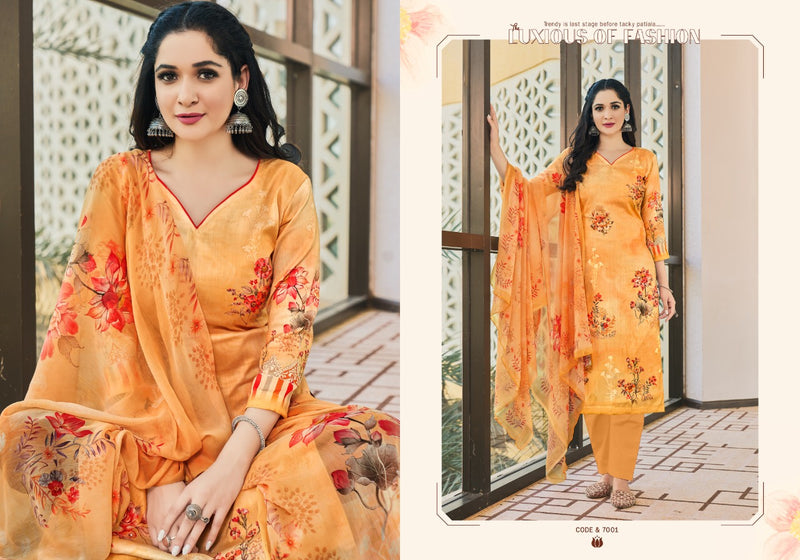 Femayraa Fashion Noorani Vol 7 Jam Satin Digital Printed Party Wear Salwar Suits