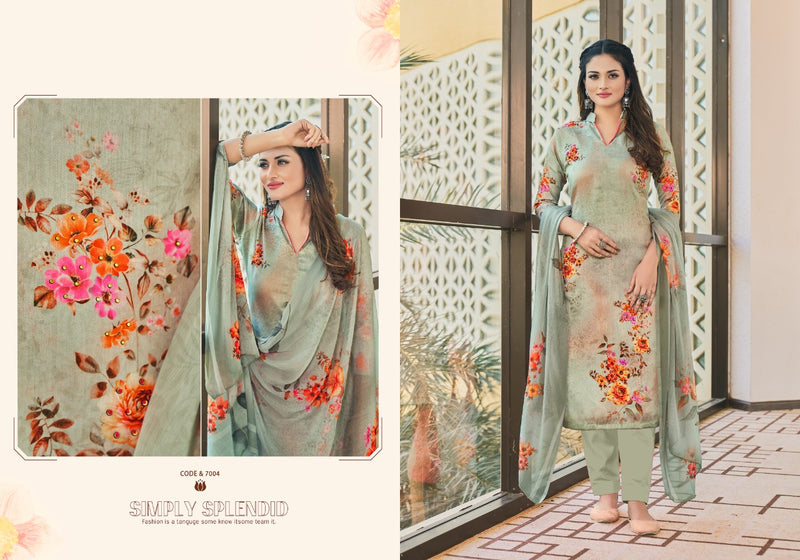 Femayraa Fashion Noorani Vol 7 Jam Satin Digital Printed Party Wear Salwar Suits