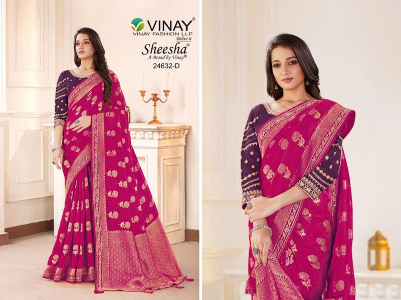 Vinay Fashion Ns 24632 Pure Viscose Beautiful Heavy Party Wear Sarees