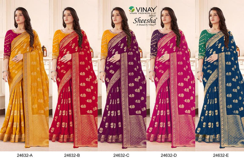 Vinay Fashion Ns 24632 Pure Viscose Beautiful Heavy Party Wear Sarees