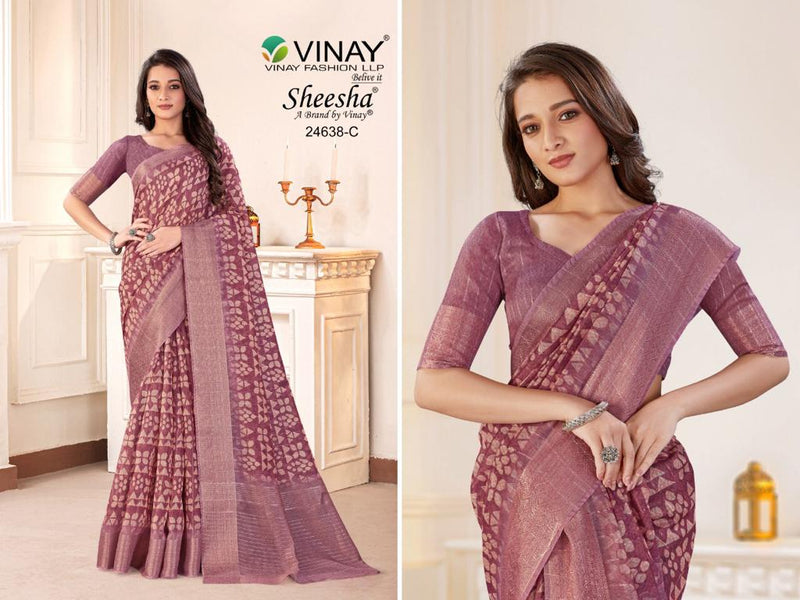 Vinay Fashion Ns 24638 Silk Jacquard Party Wear Sarees