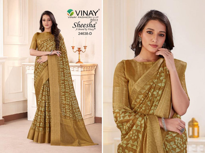 Vinay Fashion Ns 24638 Silk Jacquard Party Wear Sarees