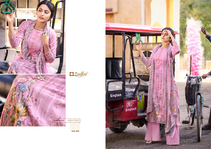 Zulfat Designer Suits Numaish Jam Cotton Fancy Festive Wear Salwar Suits