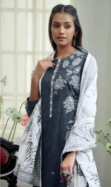 Sarg Nyra Cotton Digital Printed Party Wear Salwar Kameez With Hand Work