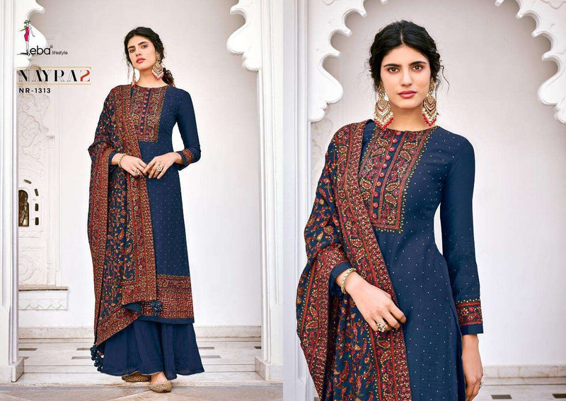 Eba Lifestyle Nyra Vol 2 Viscose Silk Embroidered Party Wear Salwar Suits