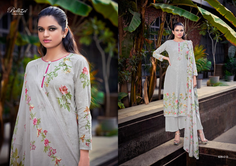 Belliza Designer Studio Oracle Cotton Linen Fancy Stylish Festive Wear Suits