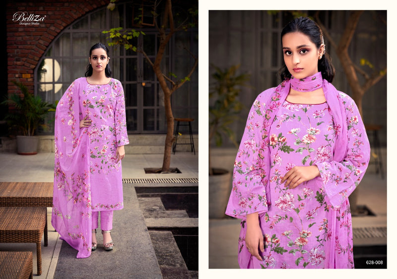 Belliza Designer Studio Oracle Cotton Linen Fancy Stylish Festive Wear Suits