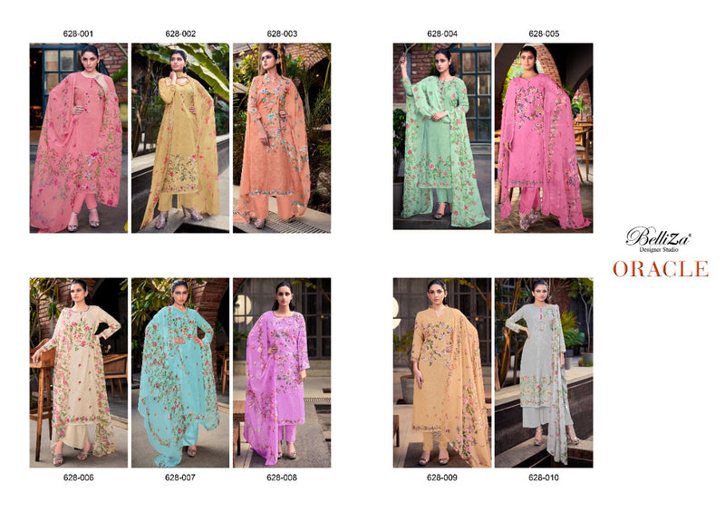 Belliza Designer Studio Oracle Cotton Linen Fancy Stylish Festive Wear Suits