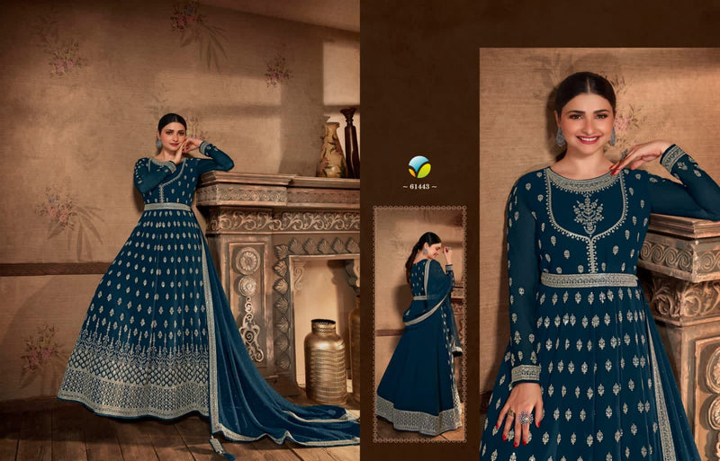 Vinay Fashion Pakeeza Georgette With Heavy Embroidery Work Stylish Designer Long Wedding Wear Salwar Kameez