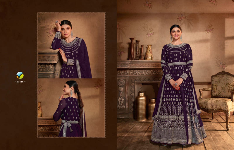 Vinay Fashion Pakeeza Georgette With Heavy Embroidery Work Stylish Designer Long Wedding Wear Salwar Kameez