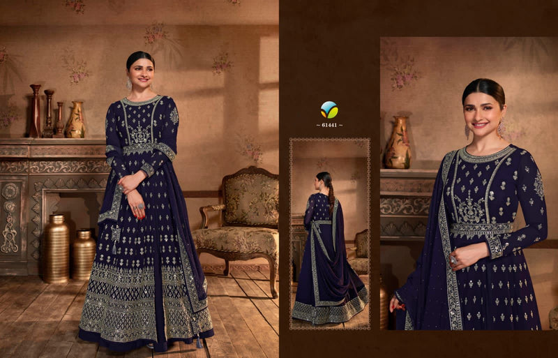 Vinay Fashion Pakeeza Georgette With Heavy Embroidery Work Stylish Designer Long Wedding Wear Salwar Kameez