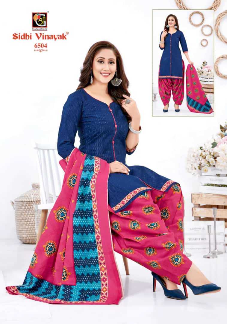 Siddhi Vinayak Pankhi Vol 5 Cotton Patiyala Style Festive Wear Salwar Suits