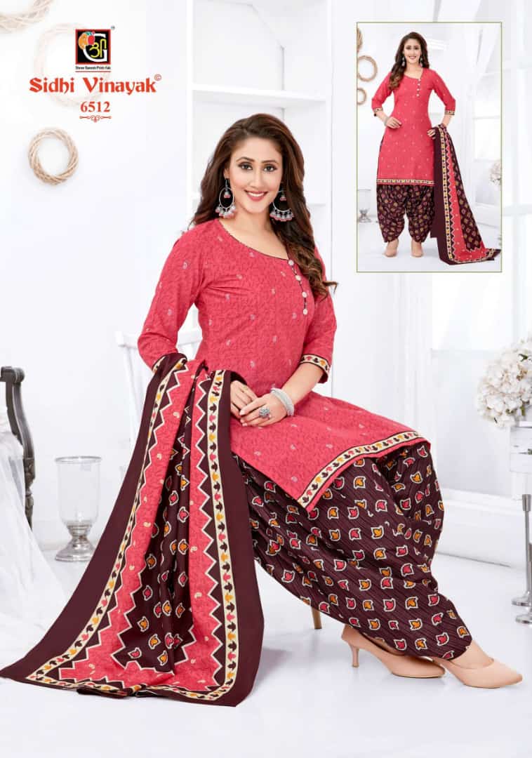 Siddhi Vinayak Pankhi Vol 5 Cotton Patiyala Style Festive Wear Salwar Suits