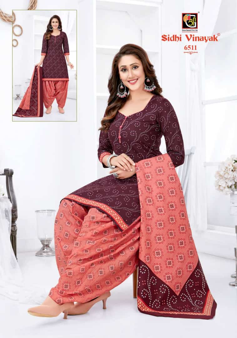 Siddhi Vinayak Pankhi Vol 5 Cotton Patiyala Style Festive Wear Salwar Suits