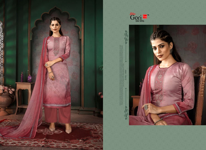 Shiv Gori Silk Mills Parinidhi Jam Digital Print Party Wear Salwar Kameez