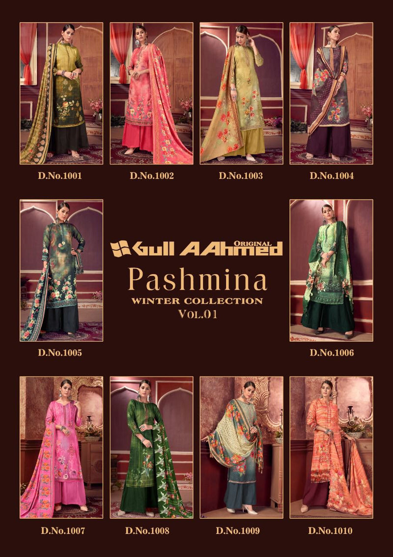 Gull Winter Collection Vol 1 Pashmina With Fancy Printed Work Stylish Designer Casual Wear Salwar Kameez